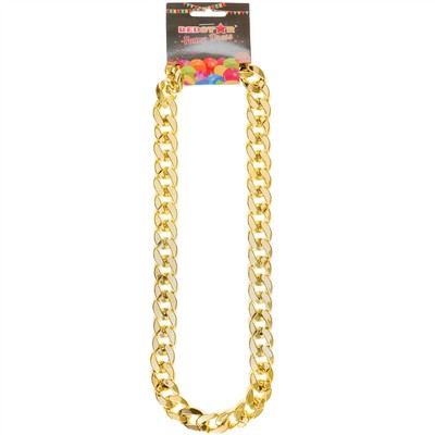 GOLD CHAIN FANCY DRESS NECKLACE OR 