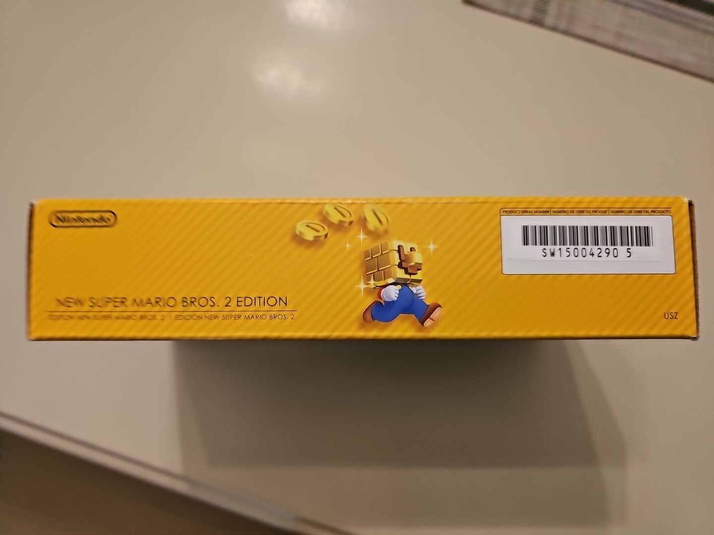 Nintendo 3DS XL Red Super Mario Bros 2 Gold Edition Console BRAND NEW