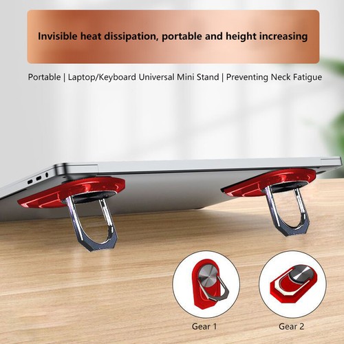 Laptop Stand Invisible Radiator Portable Foldable Storage Stand Business Simple - Photo 11/16