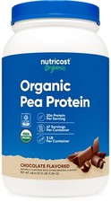 Nutricost Organic Pea Protein Powder (3LBS) -...