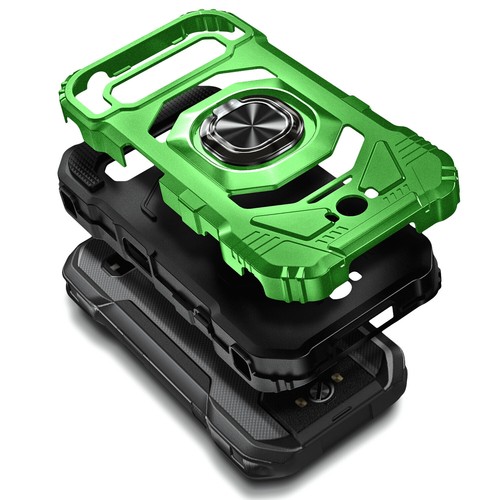 Funda protectora a prueba de golpes con vidrio templado para teléfono Kyocera DuraForce Pro 3 E7200 - Imagen 18 de 20