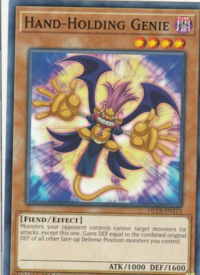 YUGIOH CARD 1 X HAND-HOLDING GENIE DLCS-EN115 1ST EDITION