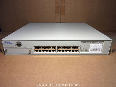 Nortel Networks 450-24T AL2012A14 Baystack Switch 19'' Rack Switch 10/100