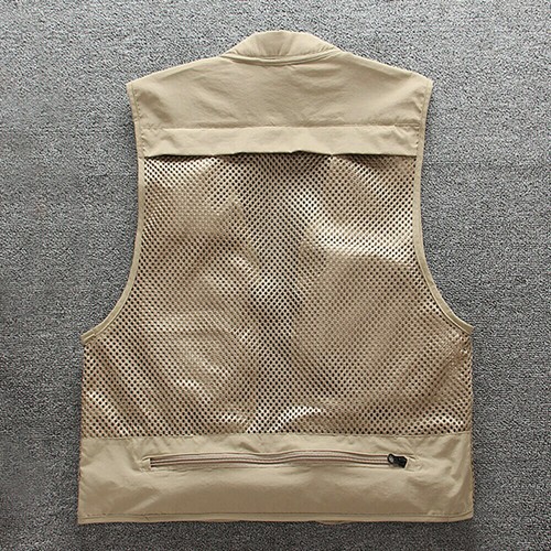 Womens Men Mesh Utility Vest Jacket Waistcoat Fishing Gilet Multi Pocket Classic - Picture 12 of 17