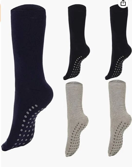 MARKENLOS 5 Paar Kinder ABS Socken Mädchen Jungen Anti Rutsch Strümpfe Stoppersocken 23-34