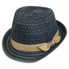 LOTTO STOCK 12 PEZZI CAPPELLI TRILBY CON NASTRO SOLID COLOR