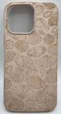 Pela Beige Sand Seashell Seashore iPhone 14 Pro Max Case Made With Plants
