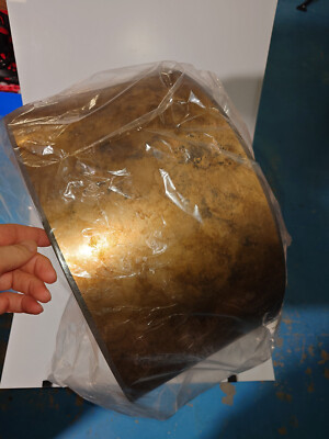QAZQA Polyester Lampenschirm Bronze 50I50I25 mit Gold I Messingenem Interieur ,