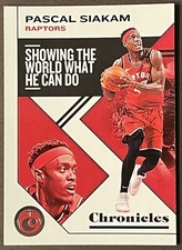 2019-20~Panini~Chronicles~Basketball Card~Toronto Raptors~Pascal Siakam~#46