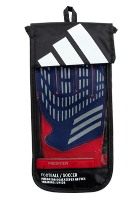 Adidas Youth GK Predator Run Gloves Blue Football Goalkeeper Kid