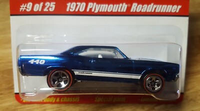 Hot Wheels Classics Series 1 1970 Plymouth Roadrunner 1:64 Blue w