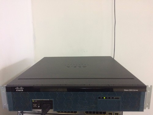 CISCO 2921-SEC/K9 GIGABIT SECURITY ROUTER seck9 2921/K9 HWIC-1DSU-T1 ios-15.7