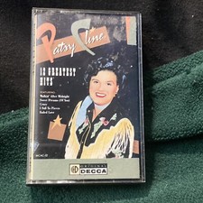 Patsy Cline  12 Greatest Hits  Cassette Tape Decca Records 1988