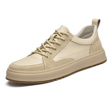 Men's Classic Lace-Up Low Top Fashion Sneaker - Stylish Comfortable Casual Shoes