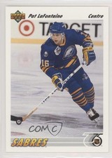 1991-92 Upper Deck French Pat LaFontaine #556 HOF 0q3