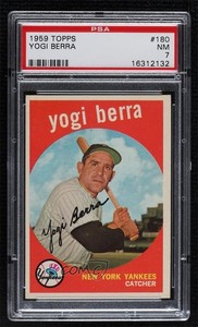 1959 Topps Yogi Berra #180 PSA 7 HOF