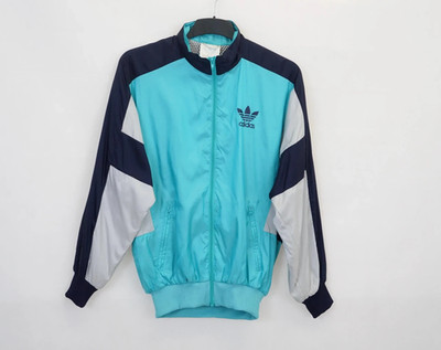 Vintage adidas Trainingsjacke Sportjacke Gr. XS (D4) Oldschool 80er 90er