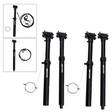 Bike Dropper Post External Rounting Seatpost 30.9/31.6mm 375MM 400MM Adjustable