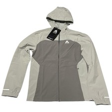 Montirex Speed Windbreaker Jacket Grey Hooded Coat Kids Size Small New 134cm
