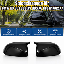 1Paar F�r BMW X7 G07 X5 G05 Gl�nz Spiegelkappe Au�enspiegel Geh�use Kappe