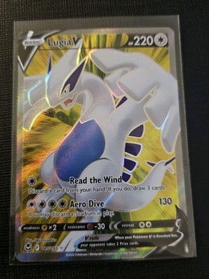 Lugia V Full Art SWSH12: Silver Tempest 185/195 Pokémon NM