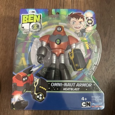 Ben 10 OMNI-NAUT ARMOR HEATBLAST Action Figure PLAYMATES TOYS NEW