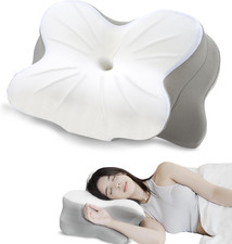 Cervical Pillow for Neck and Shoulder Pain Relief for Side Back Stomach Sleepers