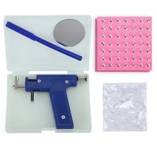 Professional DIY Ear Piercing Gun Body Nose Navel Tool Kit Jewelry with 98 Studs