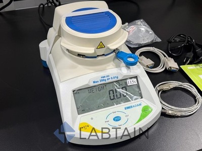 Adam Equipment PMB 202 Moisture Analyzer | 200g x 0.01g | Halogen Heater | NEW 
