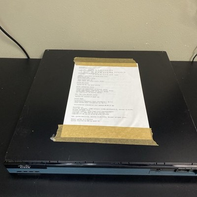 Cisco C2901-CME-SRST/K9 2901 ISR Router w/ Voice License & PVDM3-16