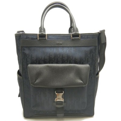 Dior Tote Bag Oblique Explorer 2WAY Nylon Navy / 253828