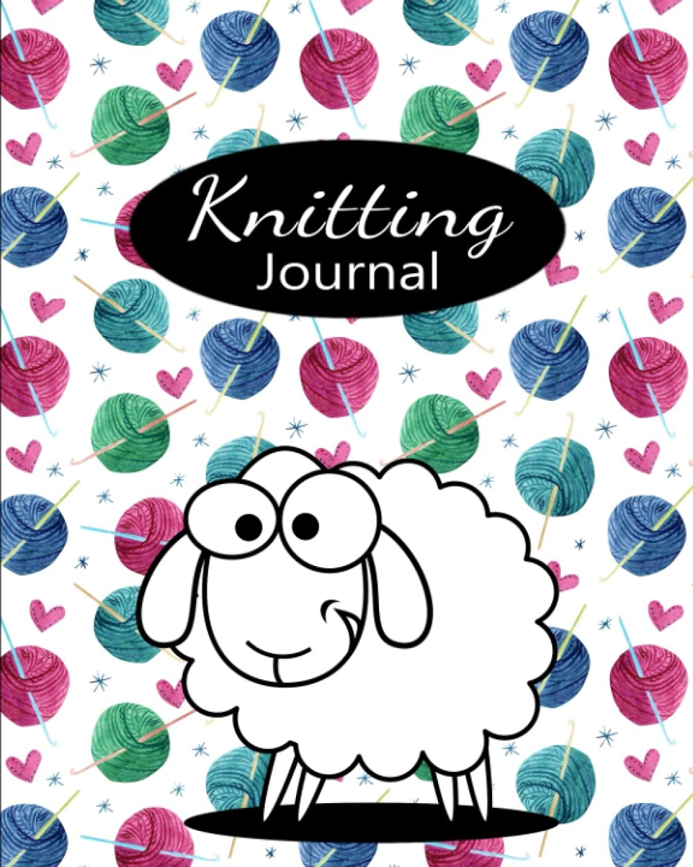 Knitting Journal: A Knitting Diary & Knitting Project Planner Notebook (Knittin