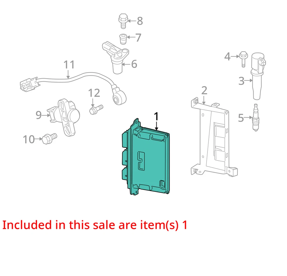 Engine ECM Electronic Control Module CNG Fits 10-13 TRANSIT CONNECT 2642087 — 第 3/4 张图片