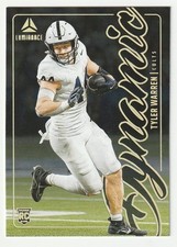 2025 Panini Luminance Football Hobby Dynamic Insert Tyler Warren Rookie RC Colts