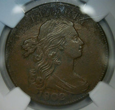 1802__Draped Bust Large Cent__NGC VF Details (Corroded)