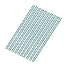8 Inch Glass Tubes Borosilicate Glass Blowing Tubes Lake Green,10Pcs