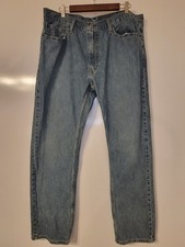 Levi Strauss & Co. Jeans Mens 38W 32L Faded Blue Denim 559 Relaxed Straight