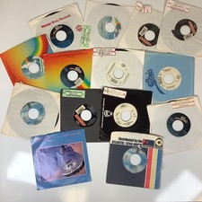 Lot of 14 45s Juke Box Mostly 80s Country Some Rock Eagles Dire Straits
