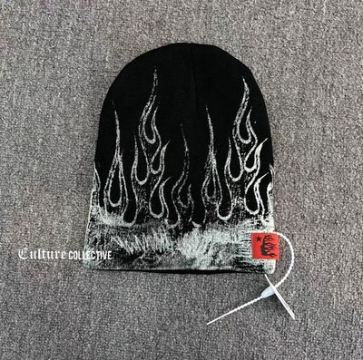 Hell - Flame Beanie HS Airbrushed Print Off White Hat Men s Gift Brand New 2026