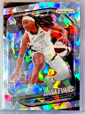 Dana Evans 2025 Panini Prizm WNBA Cracked Ice Card Prizm Card- #33 Vegas Aces