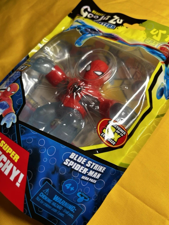 Heroes of Goo Jit Zu Goo Shifters Marvel Stretchy Blue Strike Spider Man - Image 3 of 4