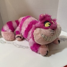 Disney Store Authentic Cheshire Cat Plush Alice In Wonderland 18 Stuffed Toy