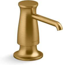 Kohler K-35762-2MB Mounted Soap Dispenser - Vibrant Brushed Moderne Brass