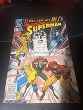 Legacy of Superman #1 (1993) VG/FN ~5.0 – Definite Page Staining – DC