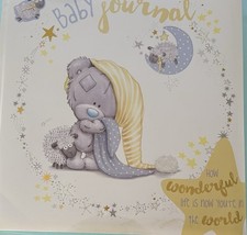     BABY RECORD BOOK TATTY Teddy Bear NEWBORN JOURNAL  Storage Shop Wear 