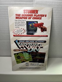 virtua cop 2 sega saturn manual only with registration card