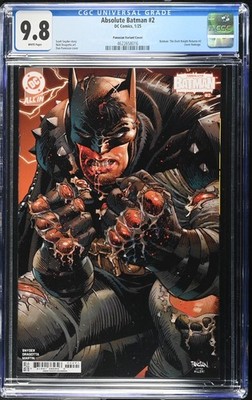 Absolute Batman #2 Dan Panosian ''Dark Knight Returns'' Homage Cover - CGC 9.8