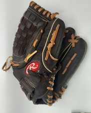 Rawlings Fast Pitch Softball Leather Glove FP120, 12" RHT - READ 