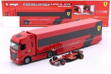 CAMION FERRARI TRUCK BISARCA FERRARI SF-24 SCALA 1:43 CHARLES LECLERC BURAGO