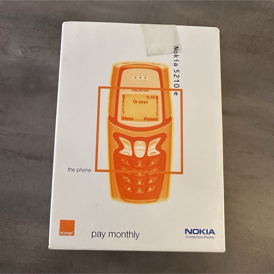 Nokia 5210e Orange Opérateur Orange complet en boîte d’origine scellée